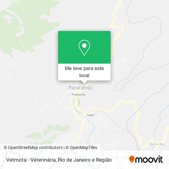 Vetmota - Veterinária mapa