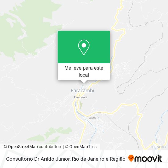 Consultorio Dr Arildo Junior mapa