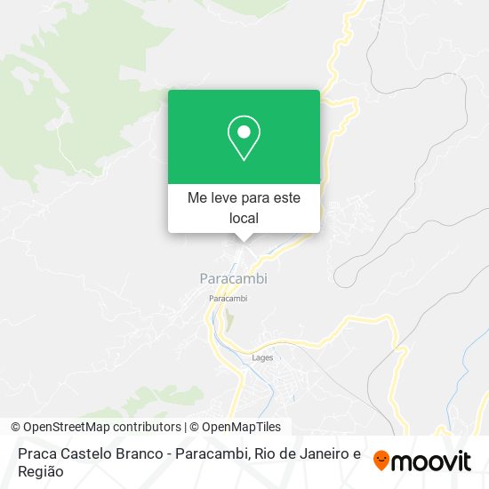 Praca Castelo Branco - Paracambi mapa