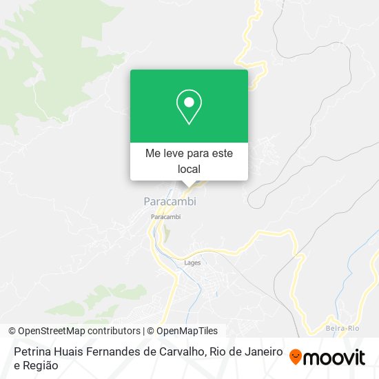 Petrina Huais Fernandes de Carvalho mapa