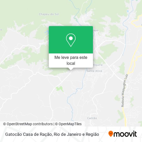Gatocão Casa de Ração mapa