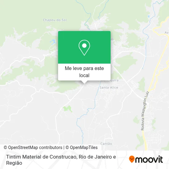 Tintim Material de Construcao mapa