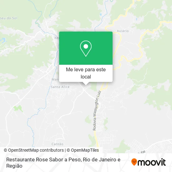 Restaurante Rose Sabor a Peso mapa