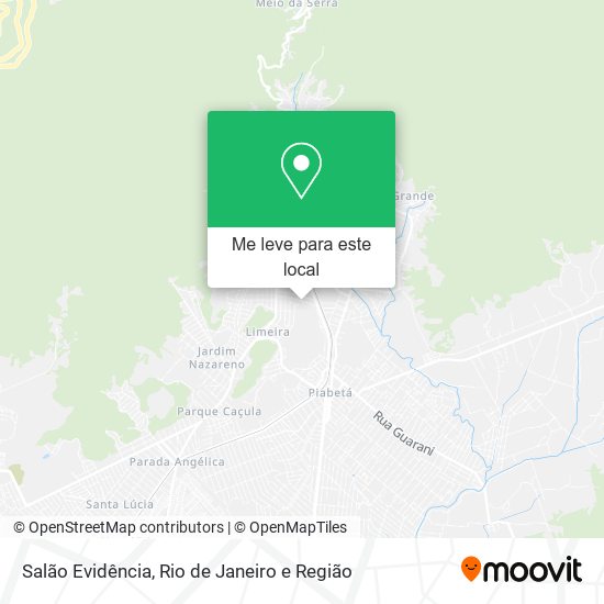 Salão Evidência mapa