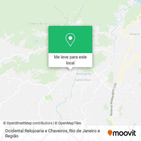 Ocidental Relojoaria e Chaveiros mapa
