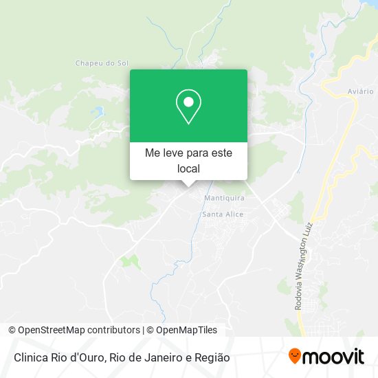 Clinica Rio d'Ouro mapa