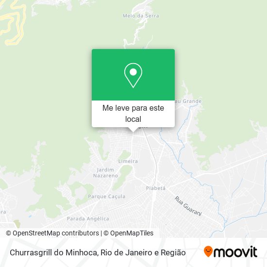 Churrasgrill do Minhoca mapa