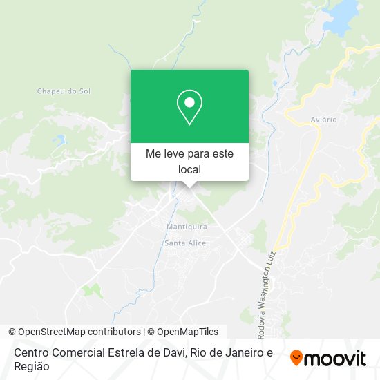 Centro Comercial Estrela de Davi mapa