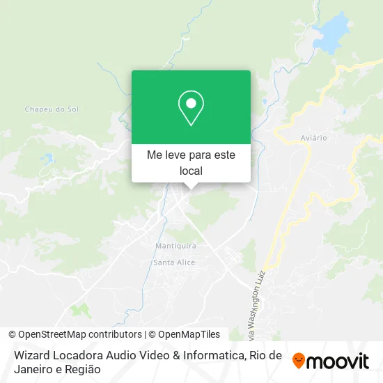 Wizard Locadora Audio Video & Informatica mapa