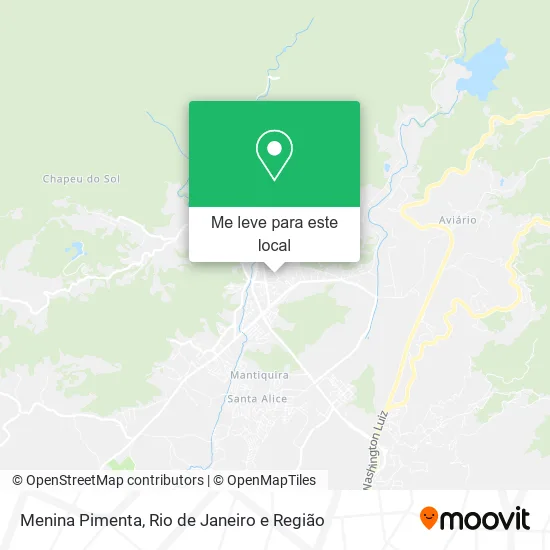 Menina Pimenta mapa