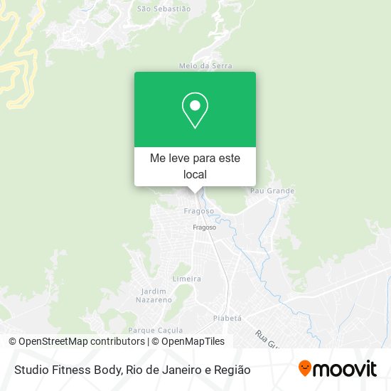 Studio Fitness Body mapa