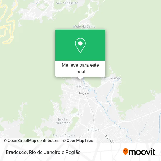 Bradesco mapa