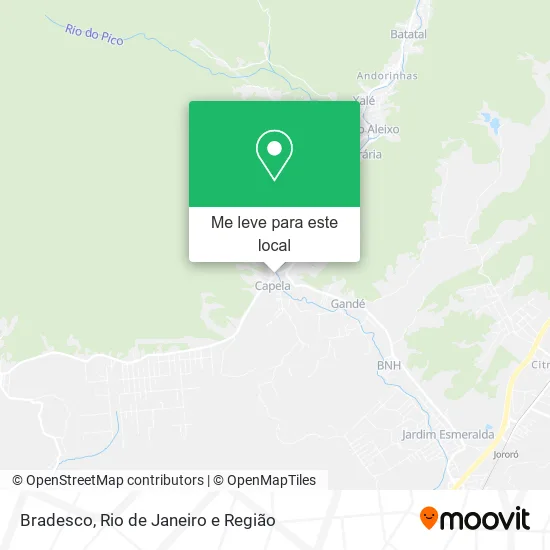 Bradesco mapa