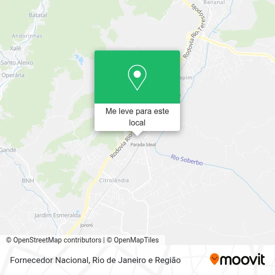 Fornecedor Nacional mapa