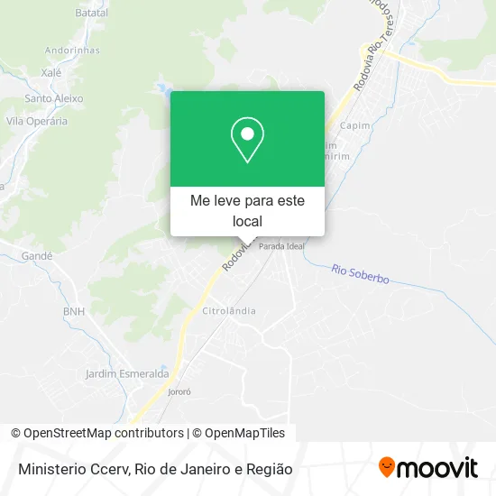 Ministerio Ccerv mapa