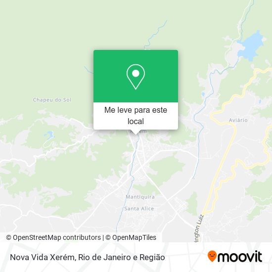 Nova Vida Xerém mapa