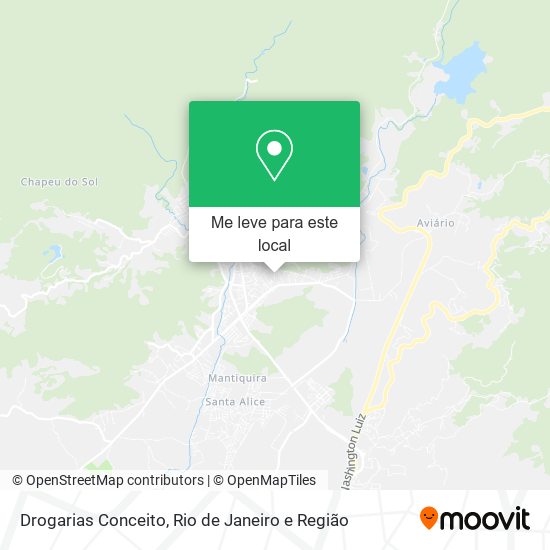 Drogarias Conceito mapa