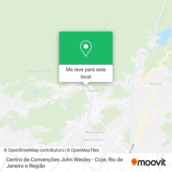 Centro de Convenções John Wesley - Ccjw mapa