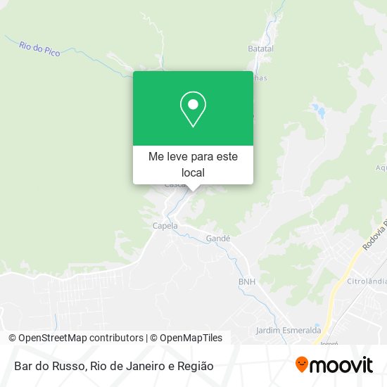 Bar do Russo mapa