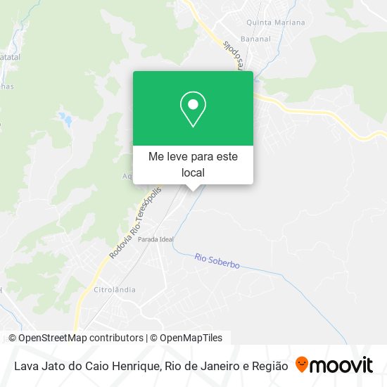 Lava Jato do Caio Henrique mapa