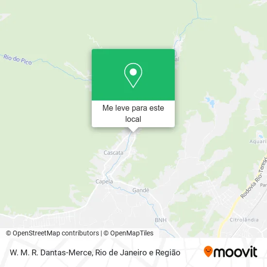 W. M. R. Dantas-Merce mapa