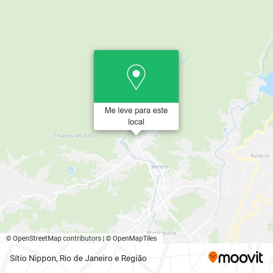 Sítio Nippon mapa