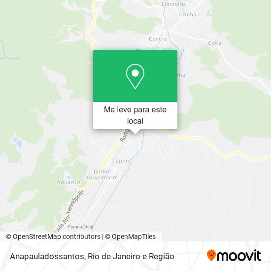 Anapauladossantos mapa