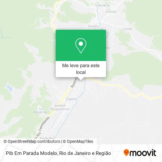 Pib Em Parada Modelo mapa