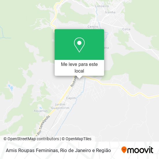 Amis Roupas Femininas mapa