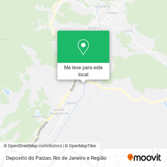 Deposito do Paizao mapa