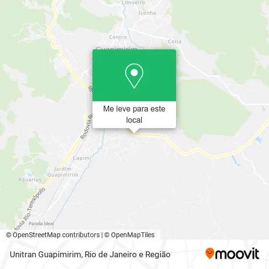 Unitran Guapimirim mapa