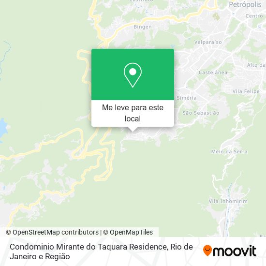 Condominio Mirante do Taquara Residence mapa