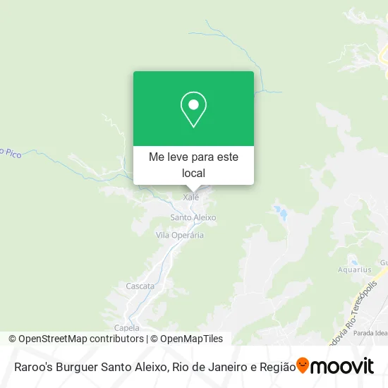 Raroo's Burguer Santo Aleixo mapa