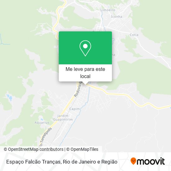 Espaço Falcão Tranças mapa