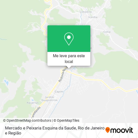 Mercado e Peixaria Esquina da Saude mapa