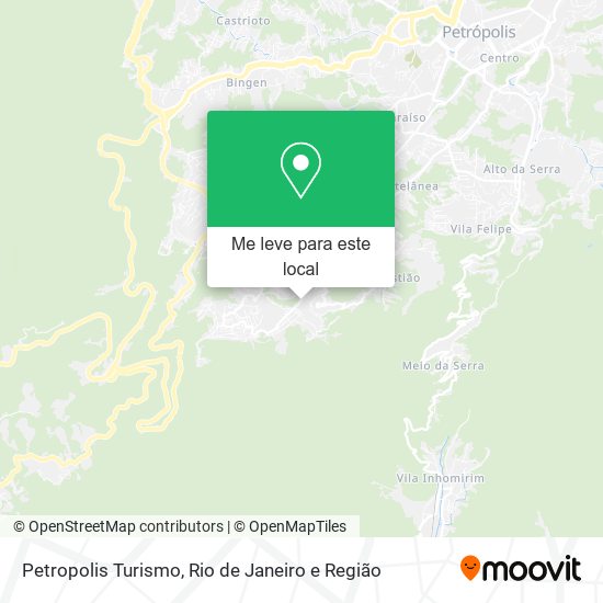 Petropolis Turismo mapa