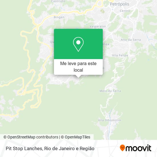 Pit Stop Lanches mapa