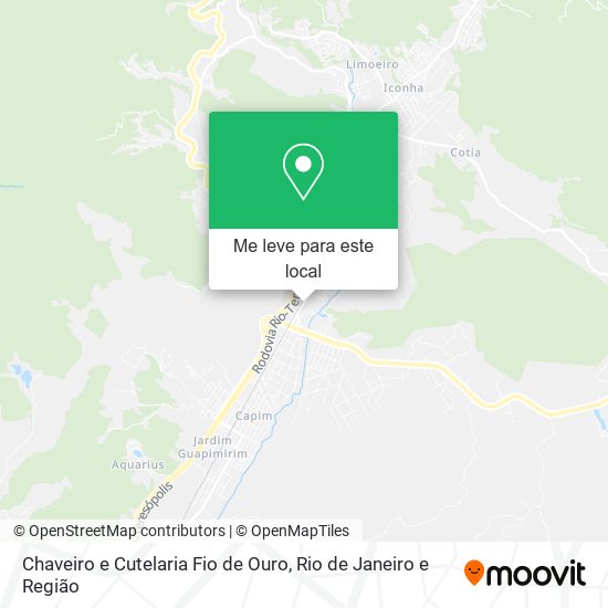 Chaveiro e Cutelaria Fio de Ouro mapa
