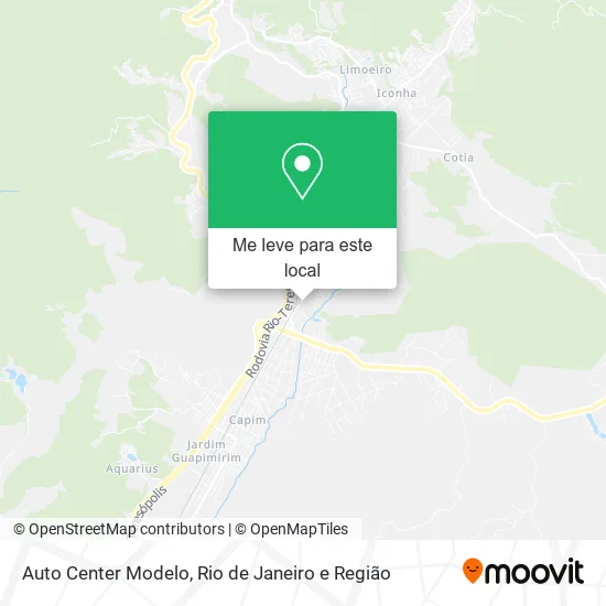 Auto Center Modelo mapa