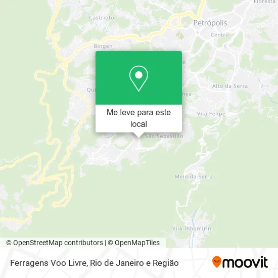 Ferragens Voo Livre mapa