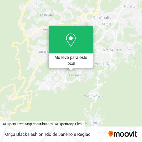 Onça Black Fashion mapa