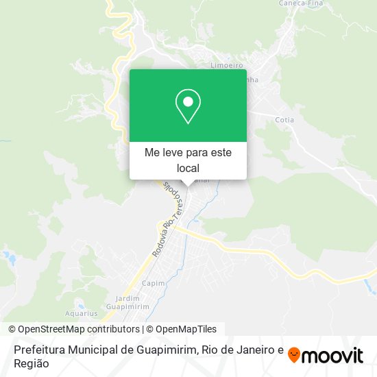 Prefeitura Municipal de Guapimirim mapa