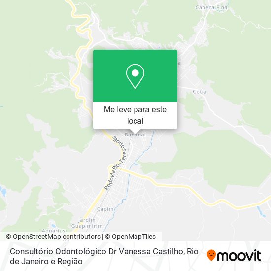 Consultório Odontológico Dr Vanessa Castilho mapa