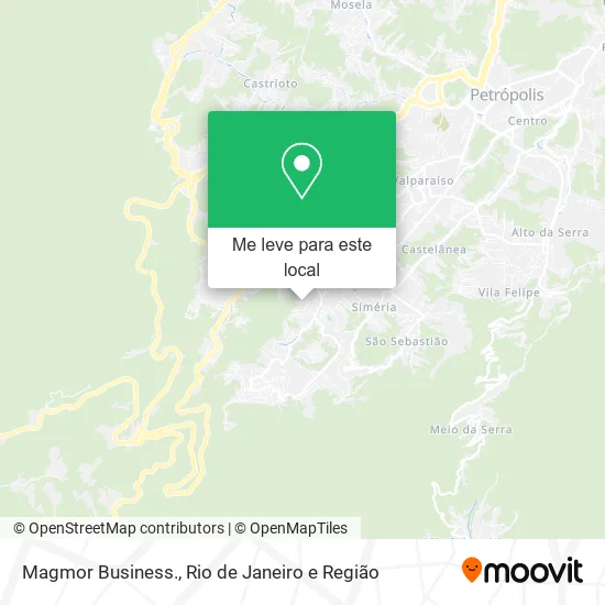 Magmor Business. mapa