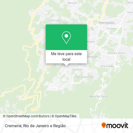 Cremerie mapa