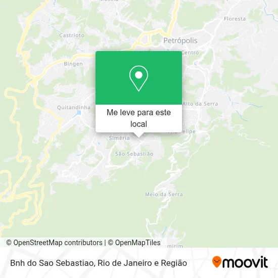 Bnh do Sao Sebastiao mapa