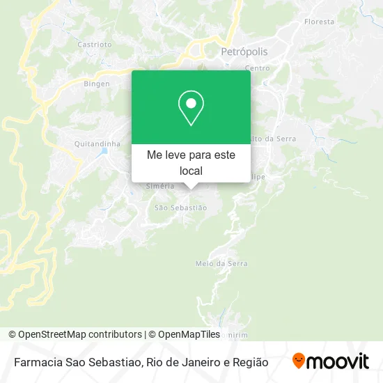 Farmacia Sao Sebastiao mapa