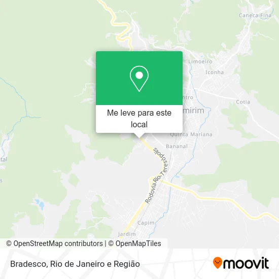 Bradesco mapa