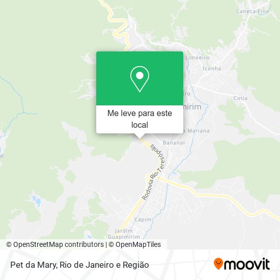 Pet da Mary mapa