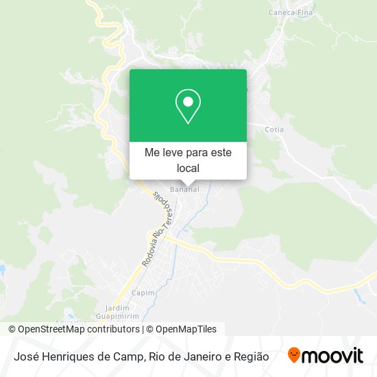 José Henriques de Camp mapa